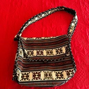 AZTEC PRINT CROSSBODY BAG